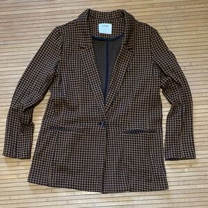 Old Navy Houndstooth Knit Blazer